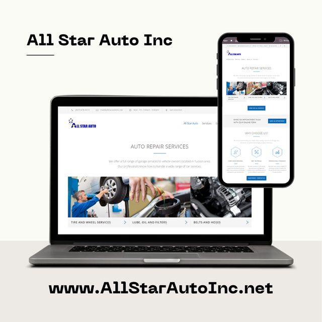 AllStarAutoInc.net: projekt Strony Chicago