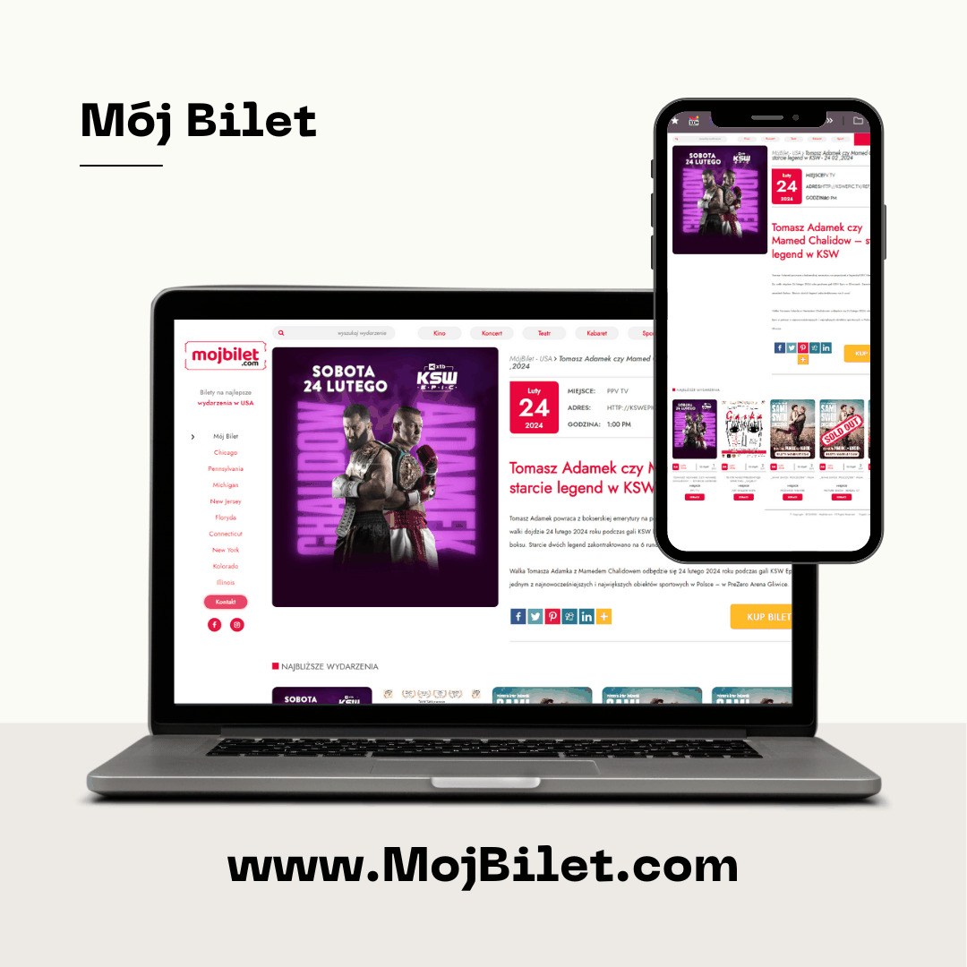 MojBilet.com – projekt Strony Chicago