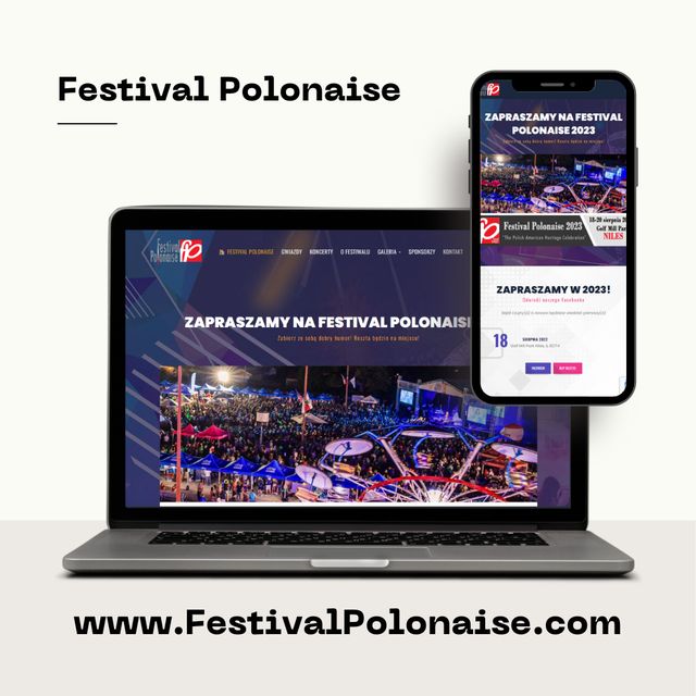 FestivalPolonaise.com: projekt Strony Chicago