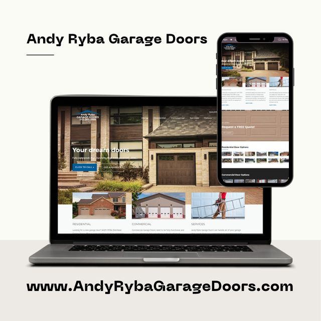 AndyRybagarageDoors.com: projekt Strony Chicago