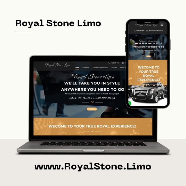 RoyalStone.LIMO: projekt Strony Chicago